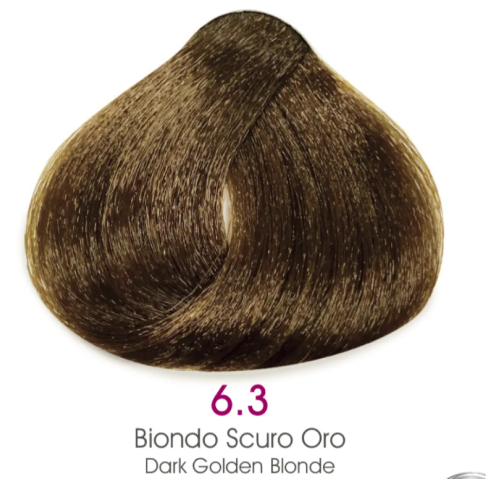 TMT Milano Art Collection Crema Colorante Luminacolor 6.3 Rubio Oscuro Dorado 100ml - 1